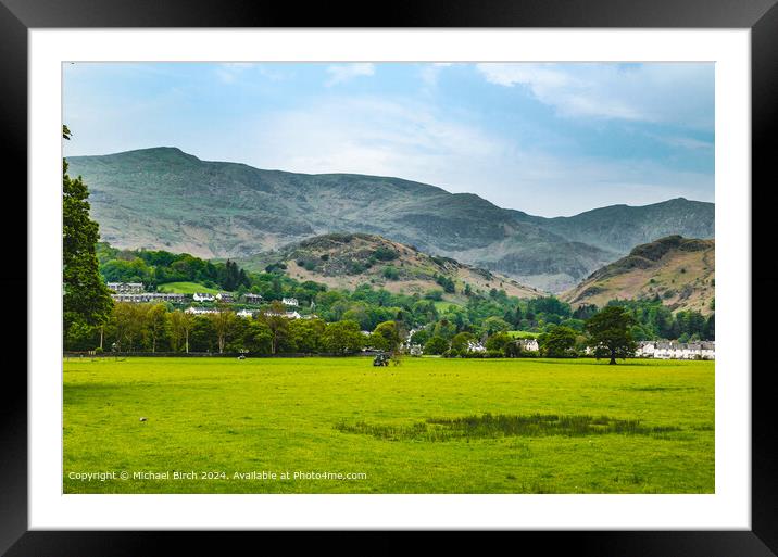 Coniston Fells  Framed Mounted Print by Michael Birch
