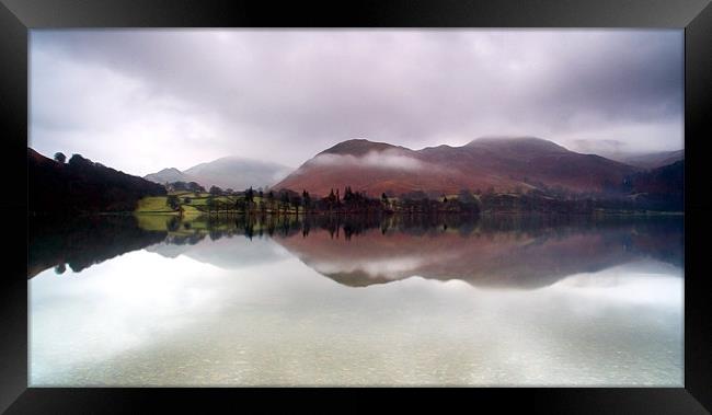 Reflections of Ullswater Framed Print by Wayne Molyneux