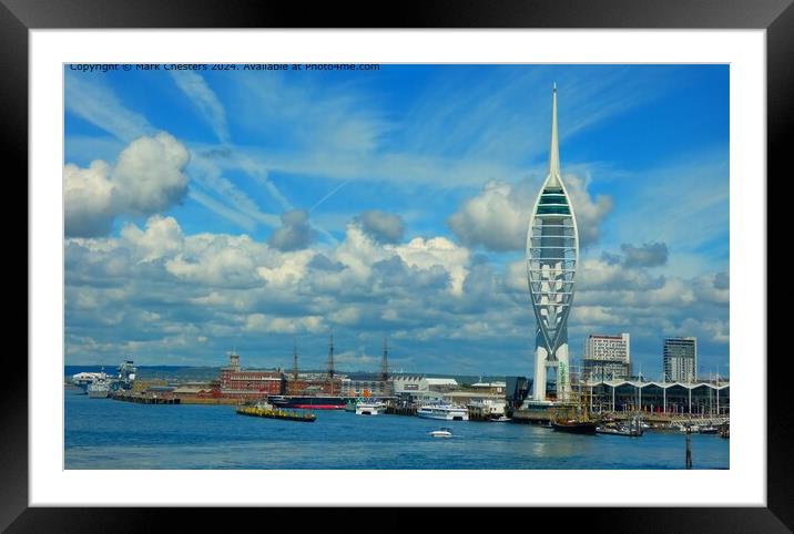 Spinnaker Tower Portsmouth May 2024 Framed Mounted Print by Mark Chesters