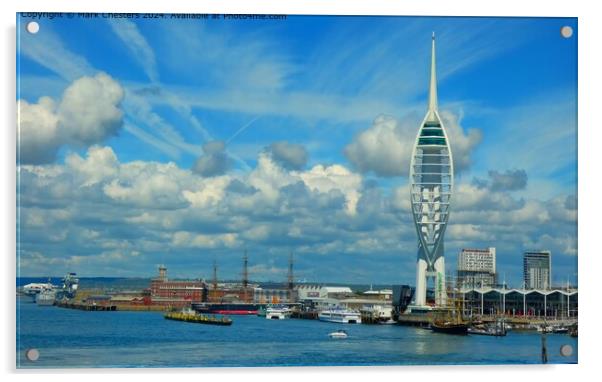 Spinnaker Tower Portsmouth May 2024 Acrylic by Mark Chesters