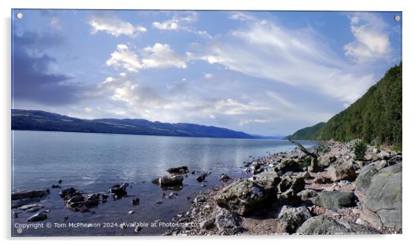Loch Ness Scotland Acrylic by Tom McPherson
