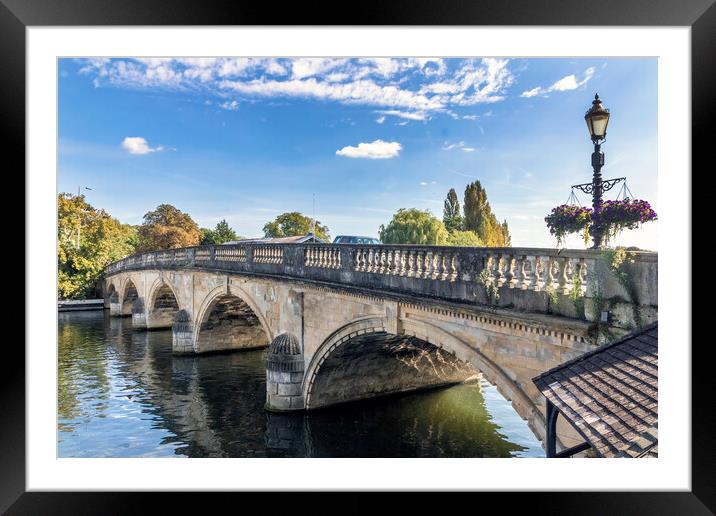 Archways over River Thames Framed Mounted Print by Kevin Hellon