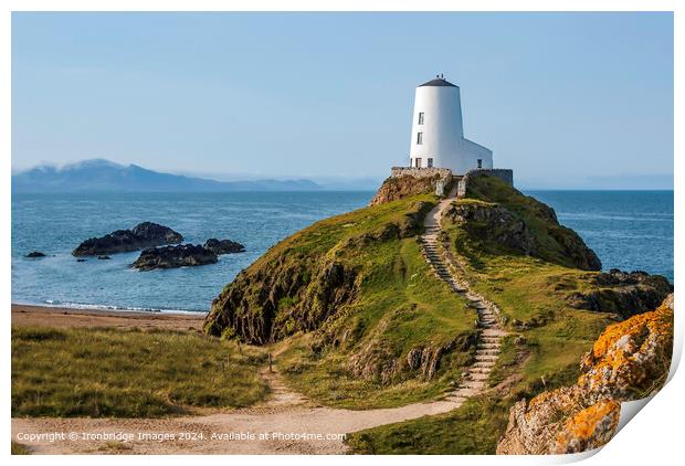 Tŵr Mawr lighthouse Print by Ironbridge Images