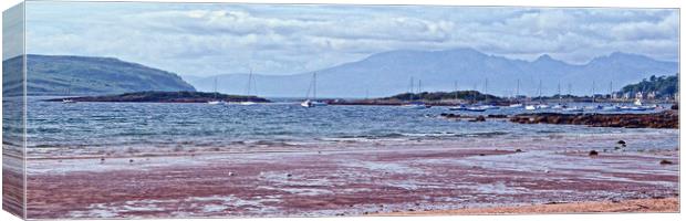 Millport Beach Seascape Canvas Print by Allan Durward Photography