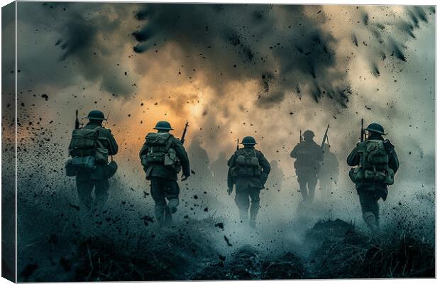 The Battlefield Canvas Print by Airborne Images