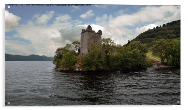  Urquhart Castle on Loch Ness Acrylic by Tom McPherson