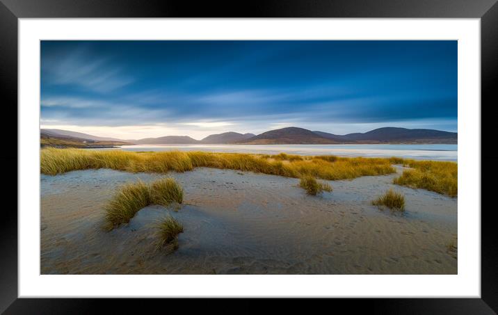 Luskentyre Beach Sunrise Framed Mounted Print by Phil Durkin DPAGB BPE4