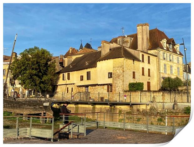 Bergerac Architecture Light Print by Philip Teale