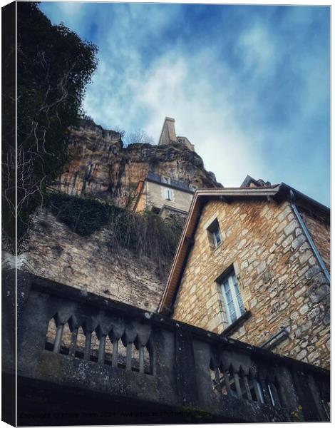 Rocamadour, france Canvas Print by Philip Teale