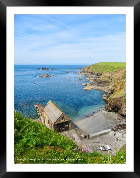 Lizard Point Landscape View Framed Mounted Print by Beryl Curran