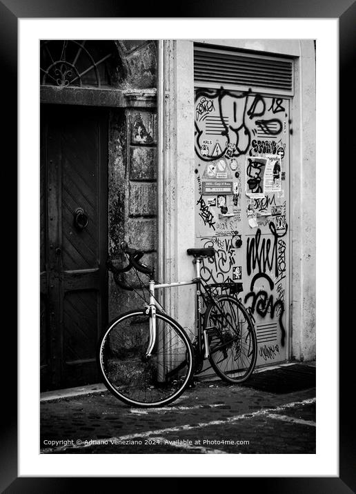 Wheel of Connection Framed Mounted Print by Adriano Veneziano