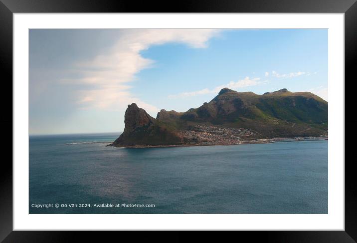Hout Bay Cape Town Tranquility Framed Mounted Print by Gö Vān