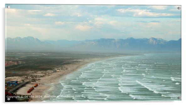 Muizenberg Beach South Africa Acrylic by Gö Vān