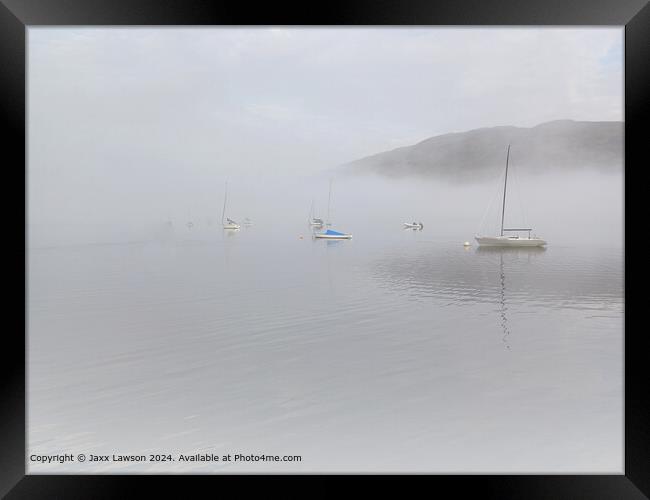 Misty Loch Linnhe Morning Framed Print by Jaxx Lawson