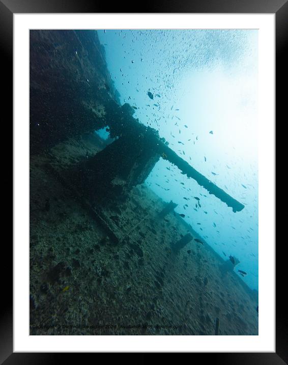 Red Sea Thistlegorm Wreck Framed Mounted Print by Dietmar Rauscher