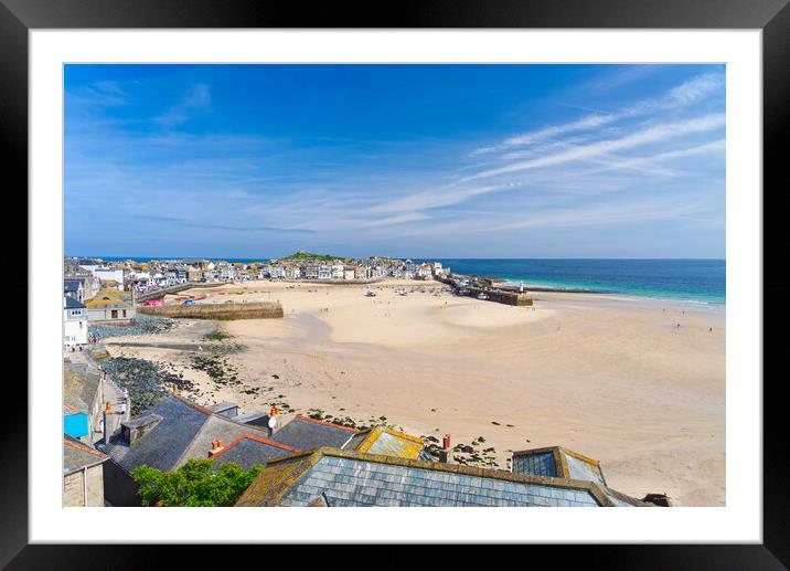 St Ives Cornwall Framed Mounted Print by Alison Chambers