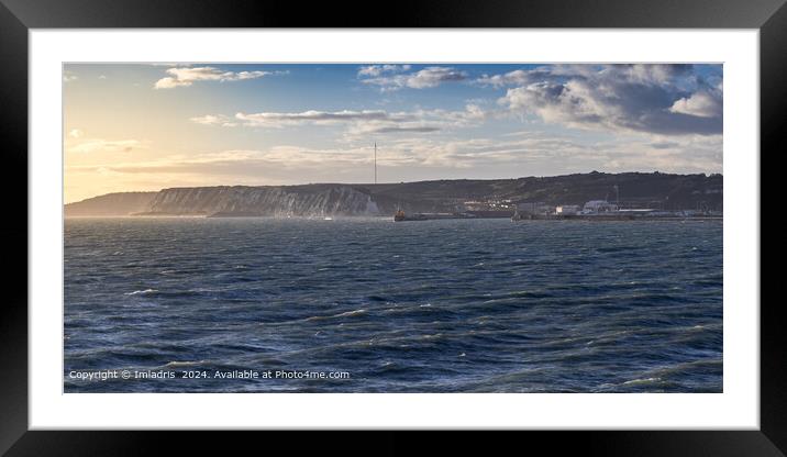 Leaving the Port of Dover, England Framed Mounted Print by Imladris 