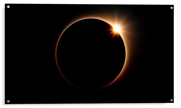 Solar Eclipse Alignment Phenomenon Acrylic by Guido Parmiggiani