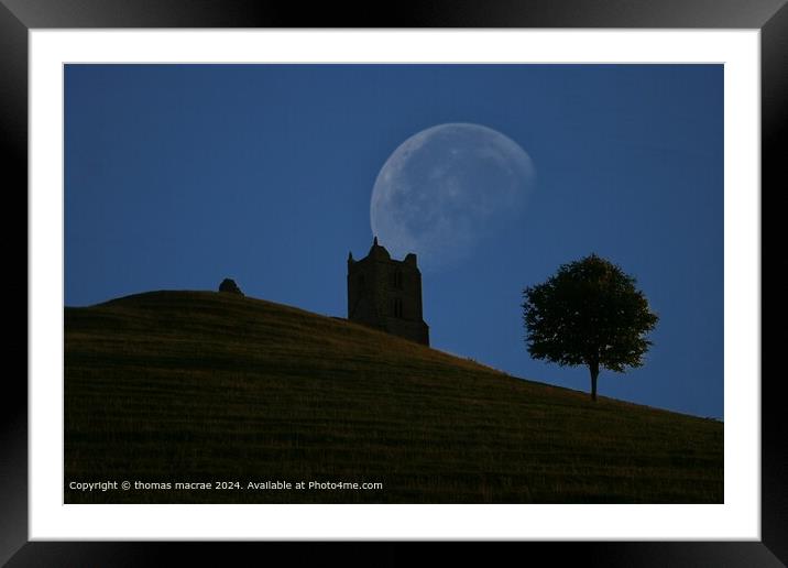 Borrow mump under the moonlight Framed Mounted Print by  