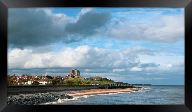 Lovely view over Frinton on Sea Framed Print by Paula Tracy