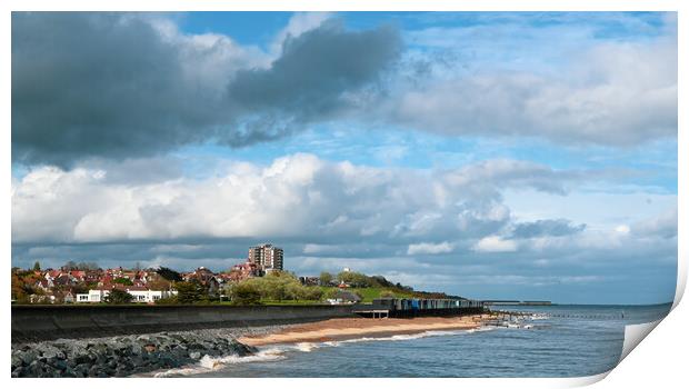 Lovely view over Frinton on Sea Print by Paula Tracy
