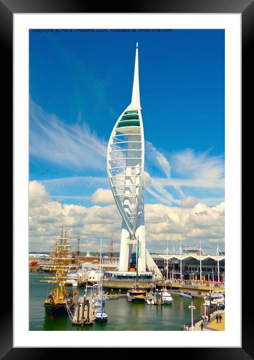 Spinnaker Tower Portsmouth May 2024 Framed Mounted Print by Mark Chesters