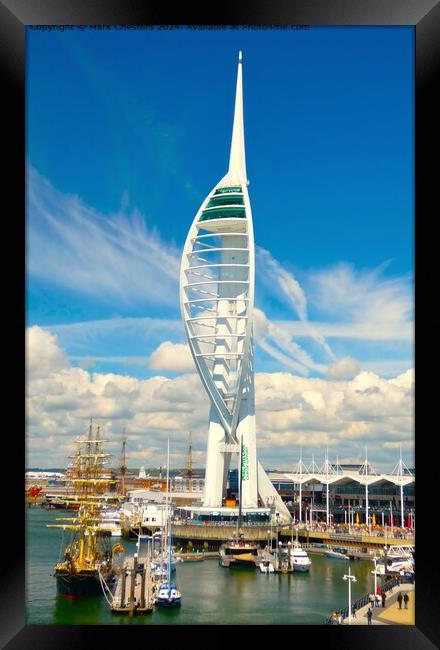 Spinnaker Tower Portsmouth May 2024 Framed Print by Mark Chesters
