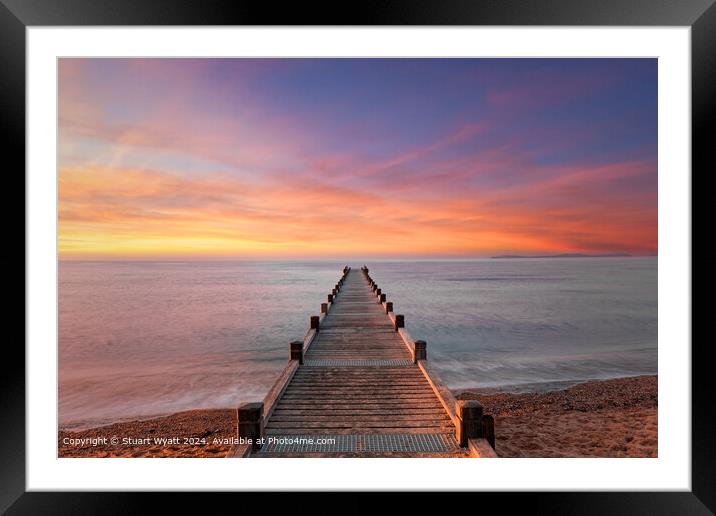 Tranquil, Peaceful Scene Framed Mounted Print by Stuart Wyatt