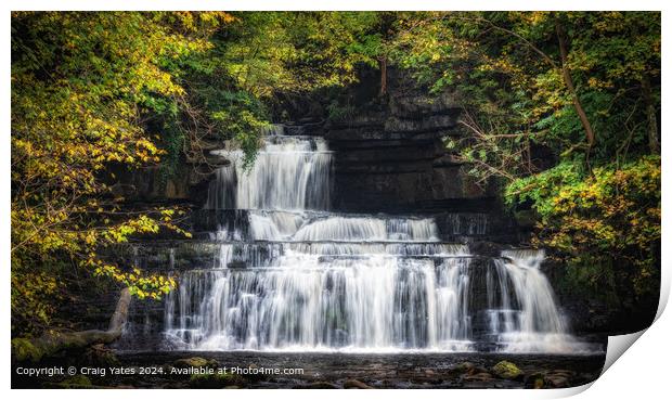 Cotter Force Waterfall  Print by Craig Yates