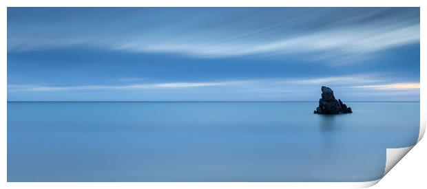 Garry Beach Sea Stack In The Blue Hour Print by Phil Durkin DPAGB BPE4