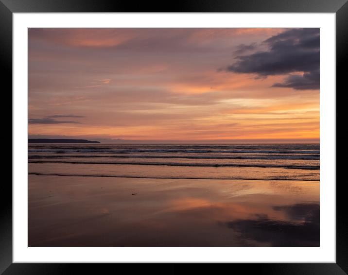 Colourful Sunset Framed Mounted Print by Tony Twyman