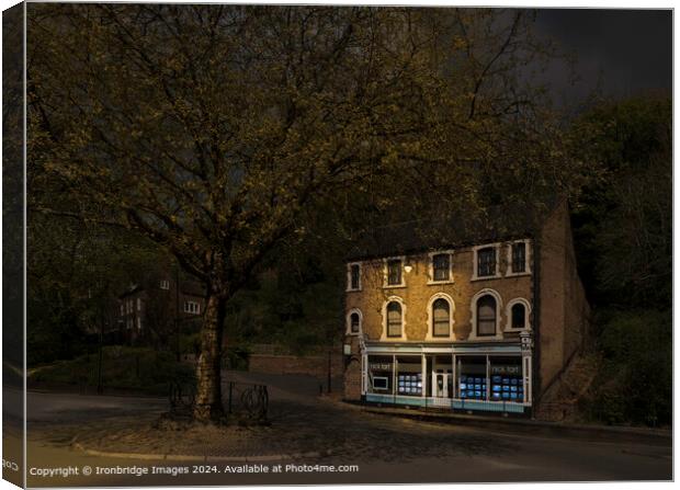 Beddoes, the old ironmongers Canvas Print by Ironbridge Images