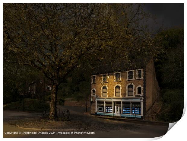 Beddoes, the old ironmongers Print by Ironbridge Images