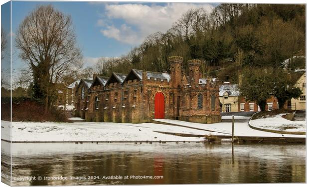Gothic Severn Warehouse Canvas Print by Ironbridge Images