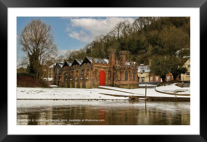 Gothic Severn Warehouse Framed Mounted Print by Ironbridge Images