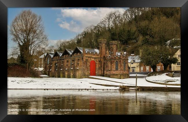 Gothic Severn Warehouse Framed Print by Ironbridge Images