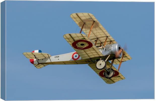 Bristol Scout Bi Plane Canvas Print by J Biggadike