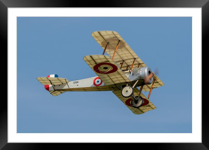 Bristol Scout Bi Plane Framed Mounted Print by J Biggadike