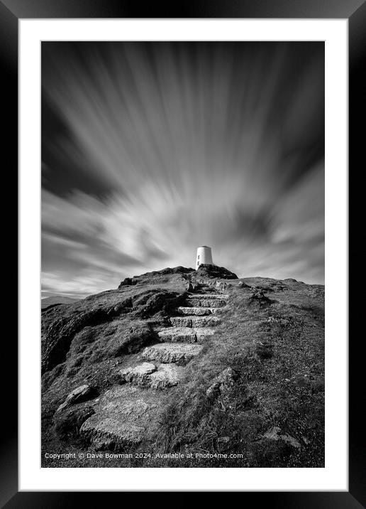 Path to Twr Mawr Lighthouse Framed Mounted Print by Dave Bowman