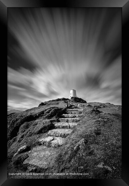 Path to Twr Mawr Lighthouse Framed Print by Dave Bowman