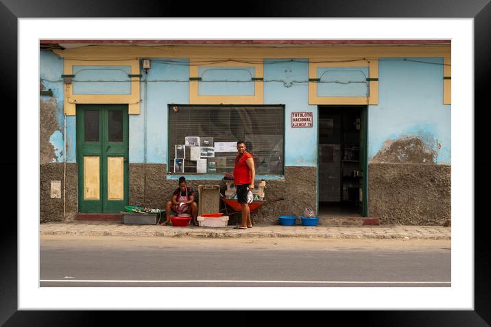 Saint Vincent Cape Verde Framed Mounted Print by David French