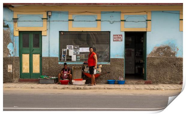 Saint Vincent Cape Verde Print by David French