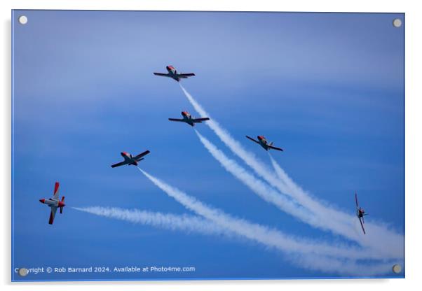 Air Show Display Team Acrylic by Rob Barnard