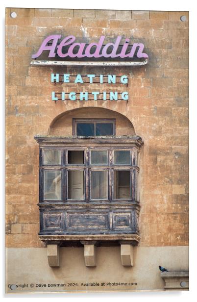 Aladdin Heating Lighting Acrylic by Dave Bowman