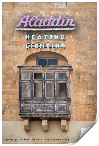 Aladdin Heating Lighting Print by Dave Bowman