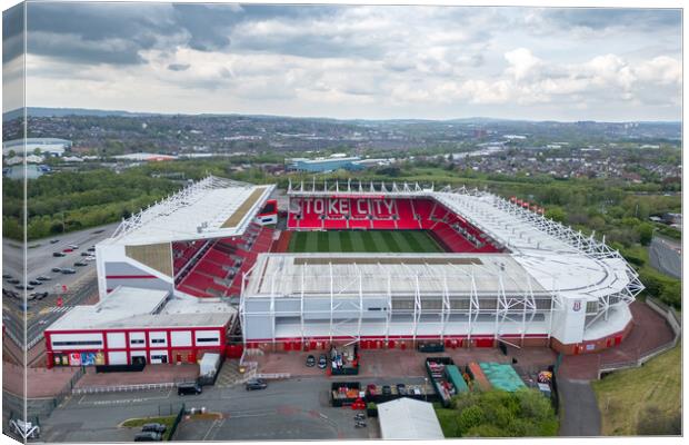 Bet365 Stadium Aerial View Canvas Print by Apollo Aerial Photography