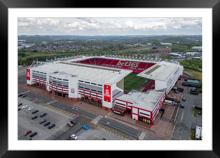 Bet365 Stadium Aerial View Framed Mounted Print by Apollo Aerial Photography