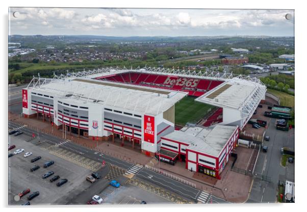 Bet365 Stadium Aerial View Acrylic by Apollo Aerial Photography