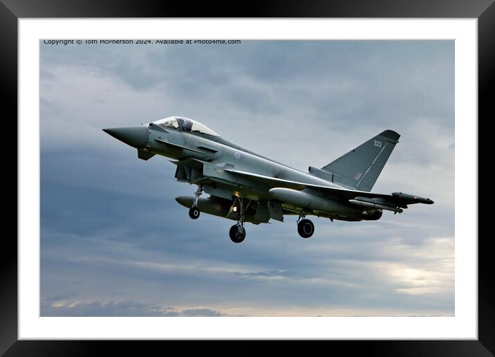 Typhoon FGR.Mk 4 - Flying Grace Framed Mounted Print by Tom McPherson