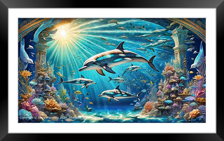Atlantean Dreams 29 Framed Mounted Print by Dave Harnetty